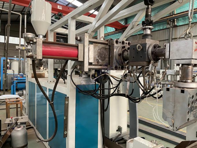 পিইটি পিএস পিসি প্লেট তৈরির মেশিন প্লাস্টিকের নরম পর্দা শীট এক্সট্রুশন মেশিন 1