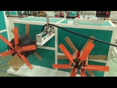 নমনীয় একক ওয়াল প্লাস্টিক ঢেউতোলা পাইপ এক্সট্রুডার মেশিন