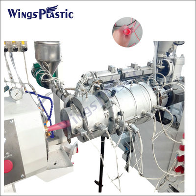 LDPE HDPE PPR পাইপ উৎপাদন লাইন PPR পাইপ এক্সট্রুশন মেশিন 150-220kg/H