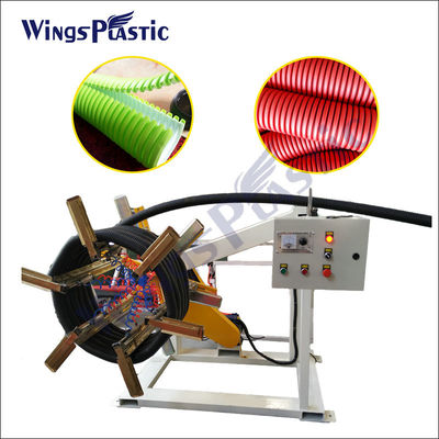 40mm -110mm ঢেউতোলা পাইপ এক্সট্রুডার মেশিন HDPE DWC পাইপ মেশিন