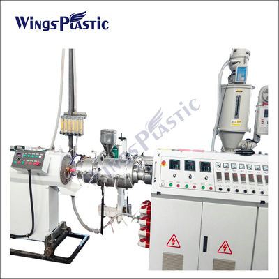 380V/50HZ PERT টিউব পিপিআর ওয়াটার পাইপ এক্সট্রুশন মেশিন 0.5-10m / মিনিট গতির সাথে