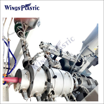 380V/50HZ PERT টিউব পিপিআর ওয়াটার পাইপ এক্সট্রুশন মেশিন 0.5-10m / মিনিট গতির সাথে
