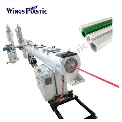 380V/50HZ PERT টিউব পিপিআর ওয়াটার পাইপ এক্সট্রুশন মেশিন 0.5-10m / মিনিট গতির সাথে