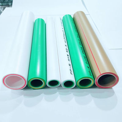 পিপিআর পাইপ উত্পাদন লাইন ব্যাসার্ধ 16mm-63mm 0.6-0.8Mpa বায়ু চাপ Granules
