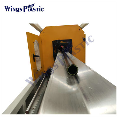 আউটপুট 100kg/h - 200kg/h পিই পাইপ এক্সট্রুডার মেশিন স্ক্রু ব্যাসার্ধ 65mm