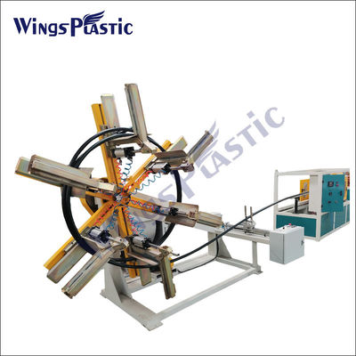 আউটপুট 100kg/h - 200kg/h পিই পাইপ এক্সট্রুডার মেশিন স্ক্রু ব্যাসার্ধ 65mm